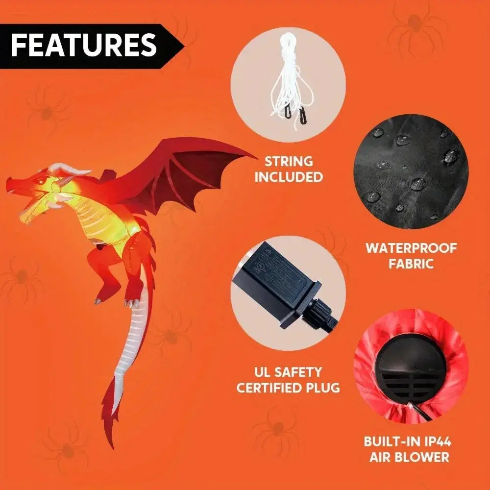 Hanging Dragon | 5ft LED | PriceLows™