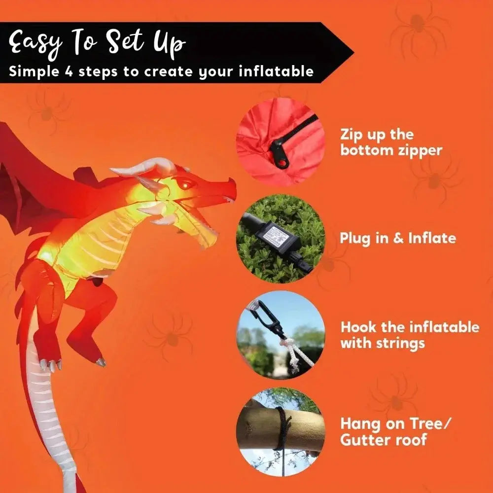 Hanging Dragon | 5ft LED | PriceLows™