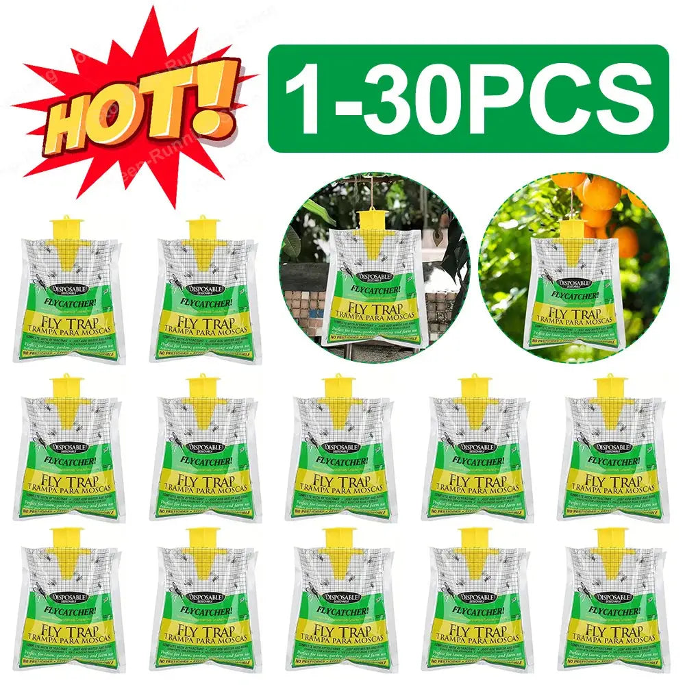 Hanging Fly Trap Bag | Non-Toxic 1-30 Pcs | PriceLows™