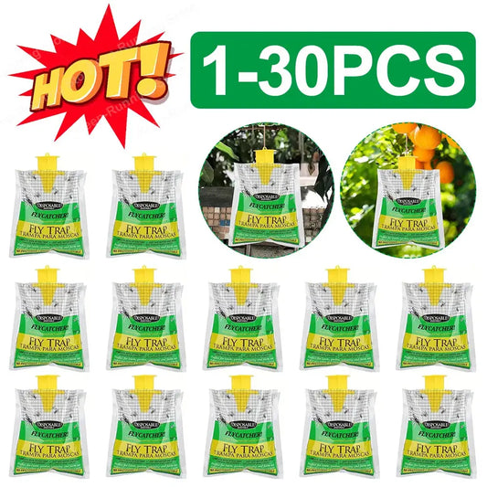 Hanging Fly Trap Bag | Non-Toxic 1-30 Pcs | PriceLows™
