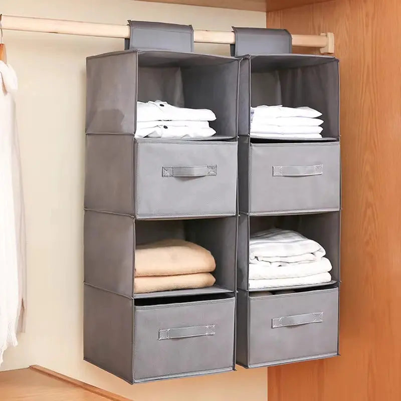 Hanging Storage Bag | Cotton Linen Collapsible | PriceLows™