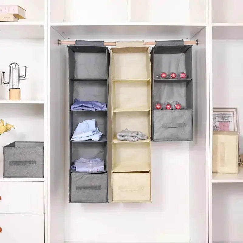 Hanging Storage Bag | Cotton Linen Collapsible | PriceLows™