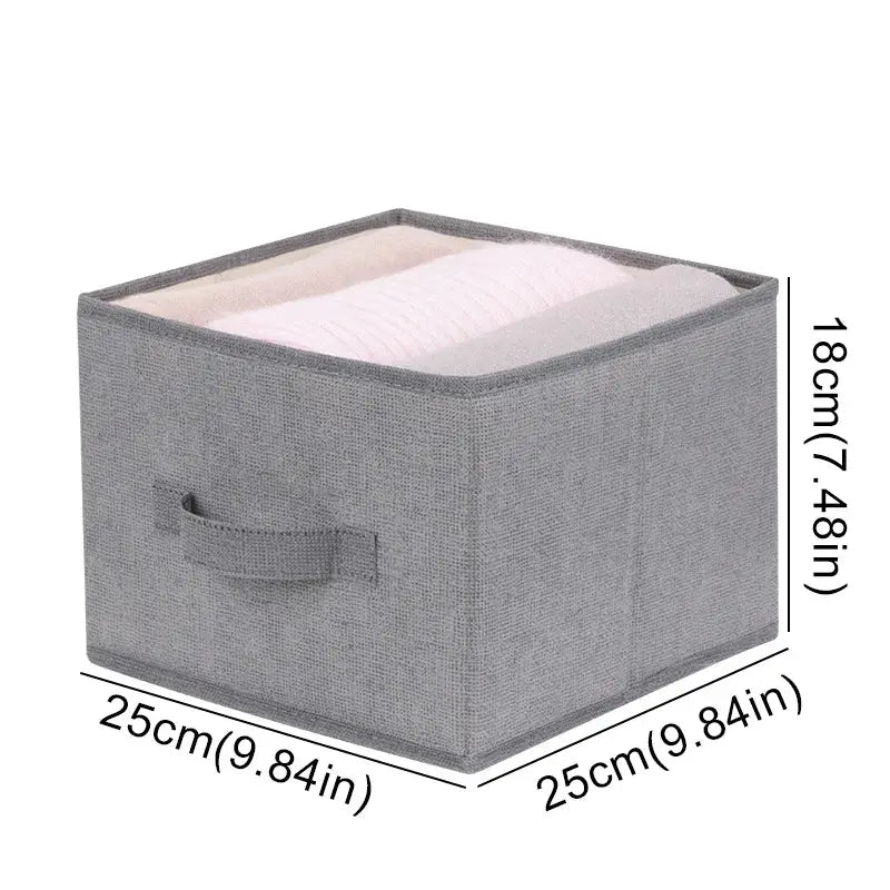 Hanging Storage Bag | Cotton Linen Collapsible | PriceLows™