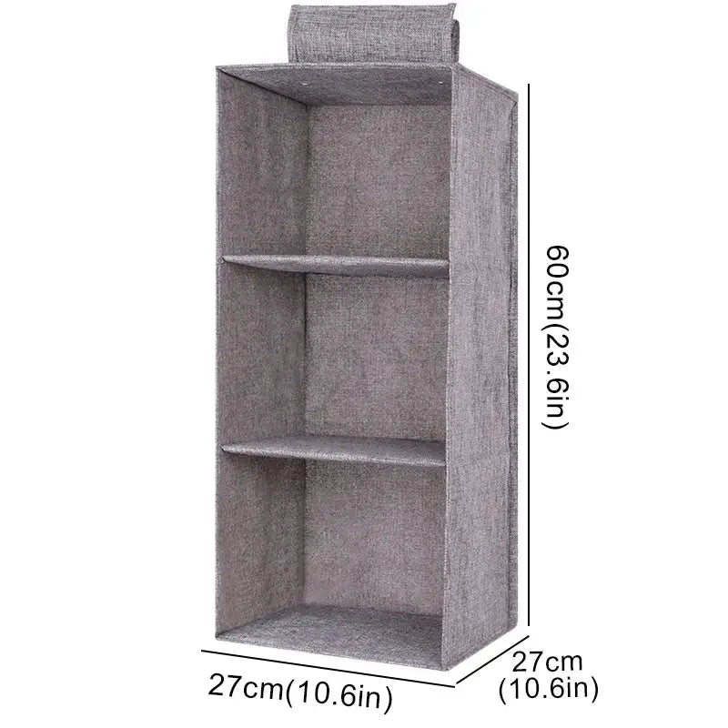 Hanging Storage Bag | Cotton Linen Collapsible | PriceLows™