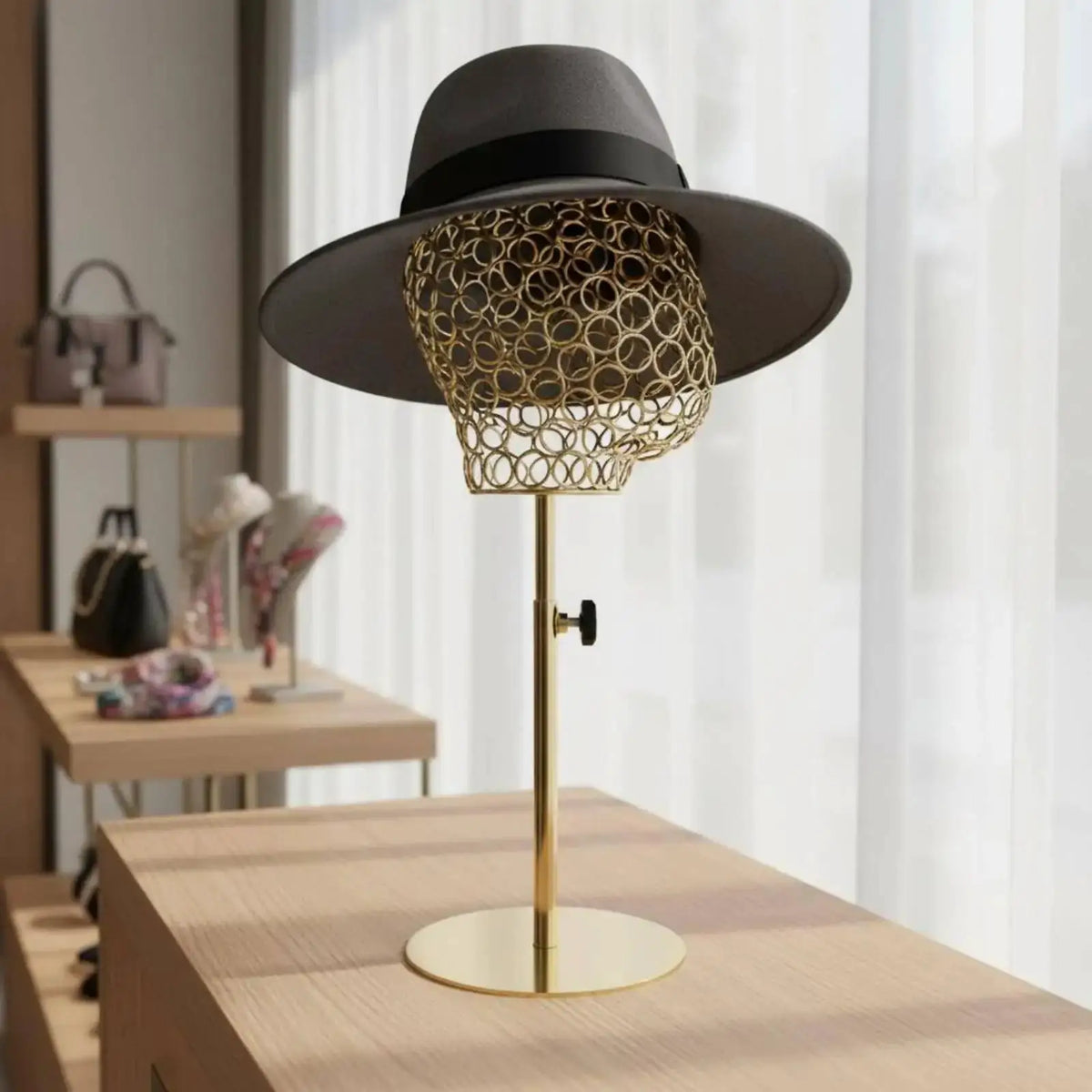 Hat Display Stand | Sturdy Metal Frame | PriceLows™
