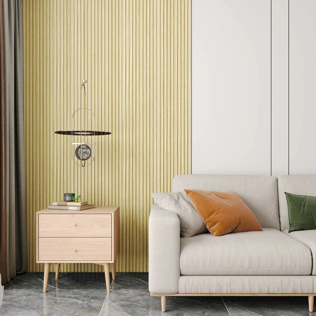 WPC Slat Wall Panel | Waterproof Fire Resistant | 16 Pack | 48X6 Inches