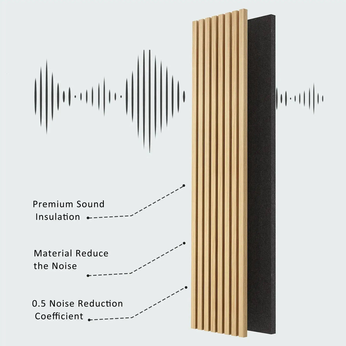 Acoustic Wood Wall Panels | Solid Timber | Natural Finish