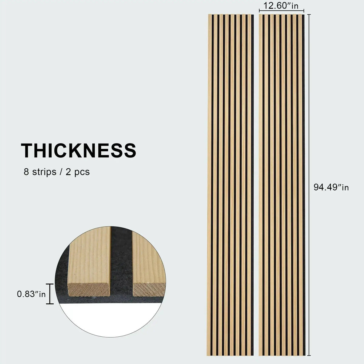 Acoustic Wood Wall Panels | Solid Timber | Natural Finish