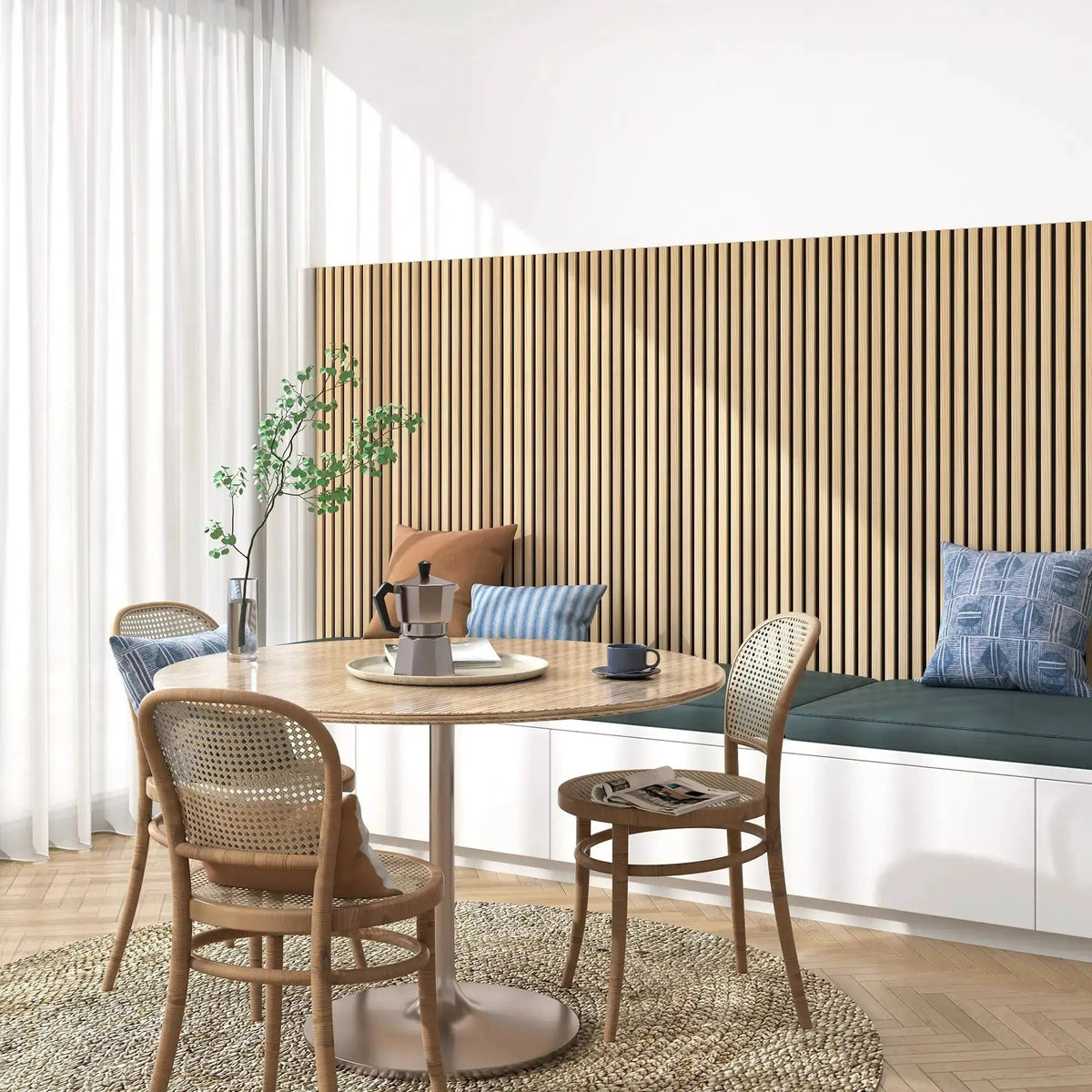 Acoustic Wood Wall Panels | Solid Timber | Natural Finish