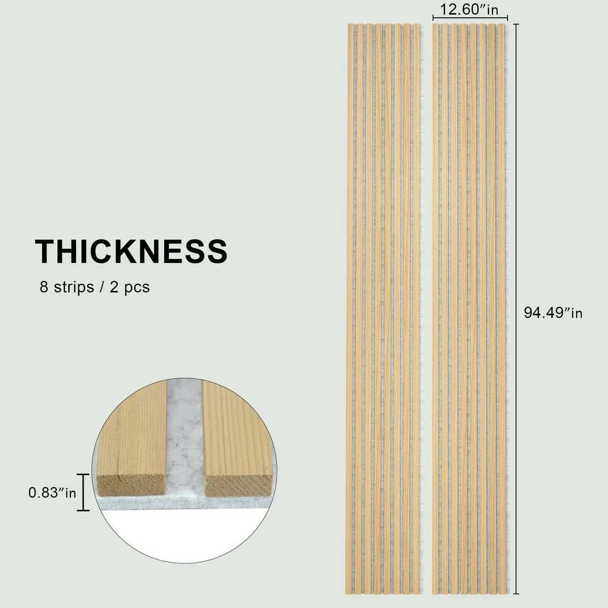 Acoustic Wood Wall Panels | Solid Timber | Natural Finish