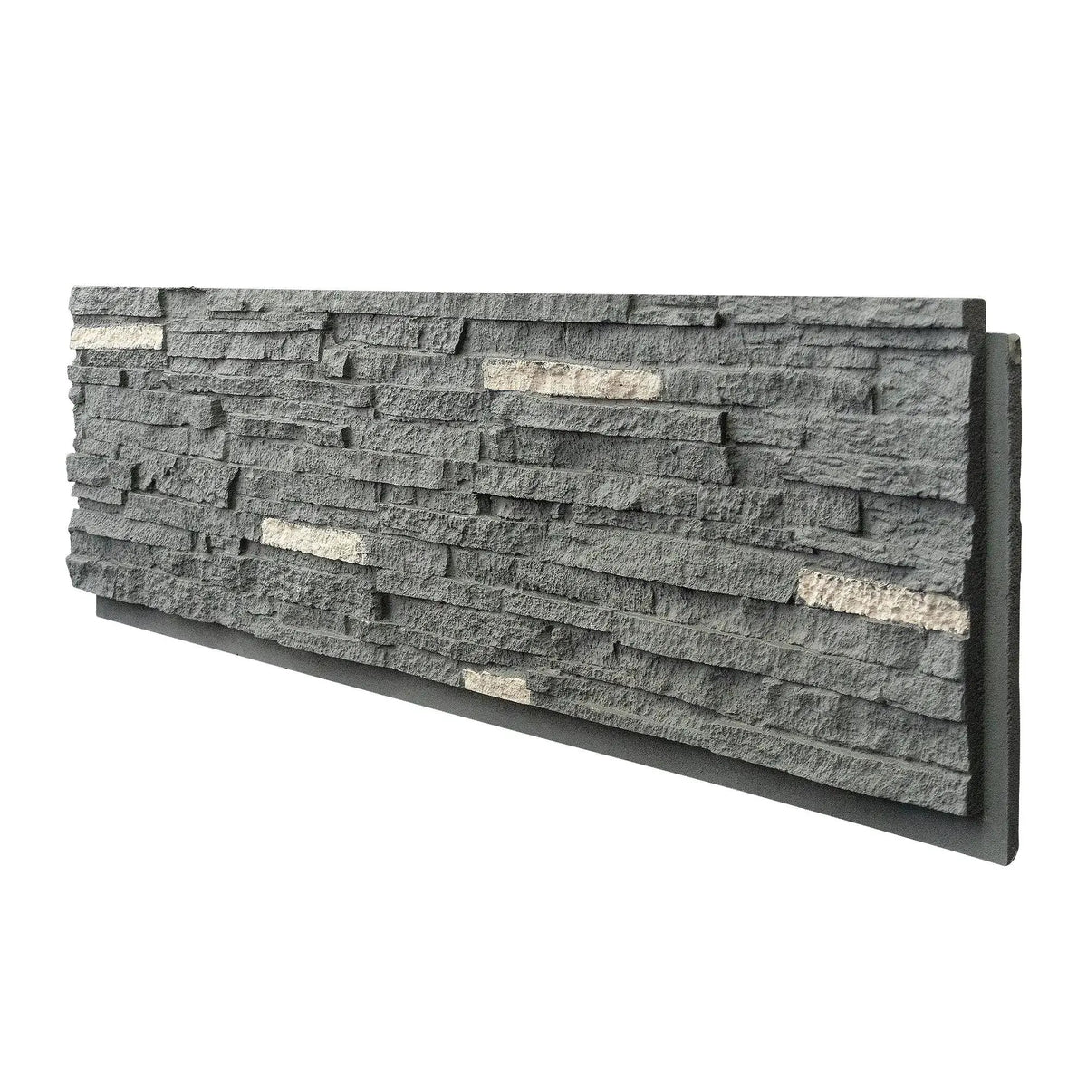 Hausvita Faux Stone Wall Siding Panel, PU Stone Veneer Exterior, 46.46" x 13" from PriceLows™