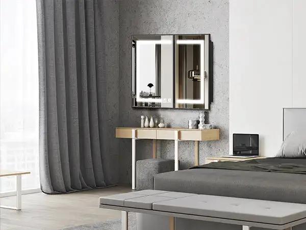 Hausvita Framed Recessed LED Light Bathroom Medicine Cabinet -medium from PriceLows™