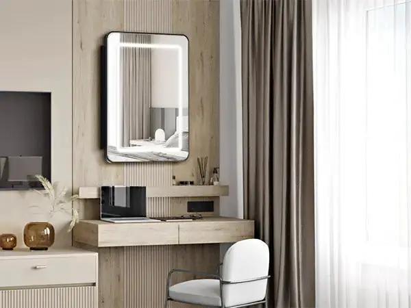 Hausvita Framed Recessed LED Light Bathroom Medicine Cabinet -small from PriceLows™
