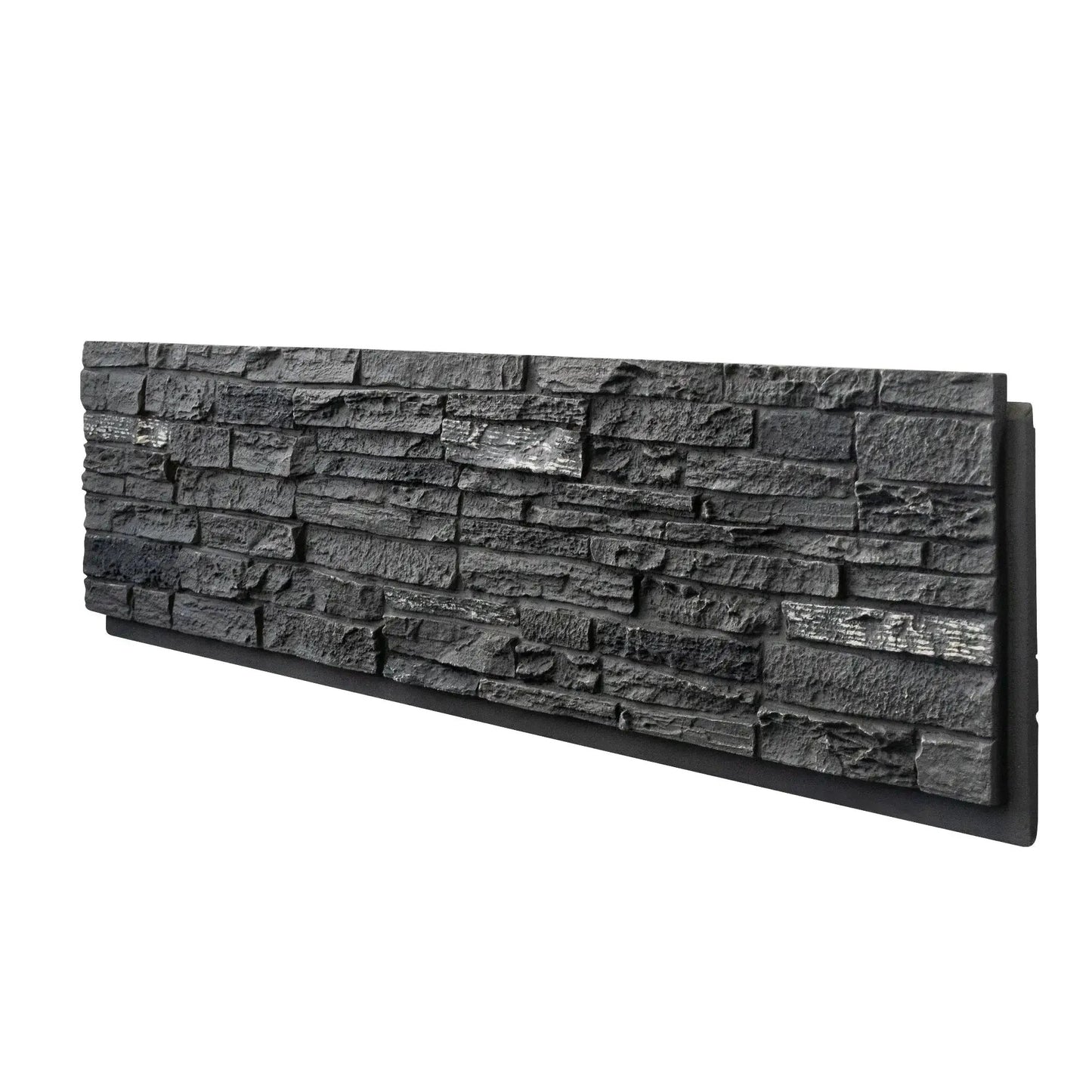 Hausvita Faux Stone Wall Siding Panel, PU Stone Veneer Exterior, 46.46" x 13" from PriceLows™