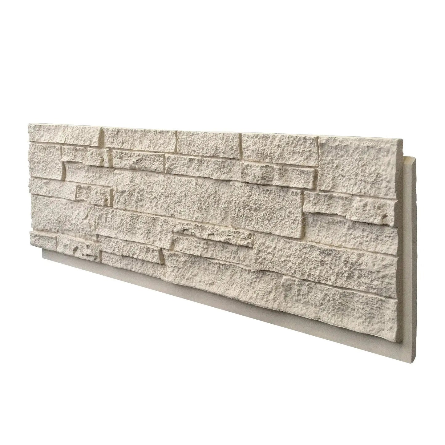 Hausvita Faux Stone Wall Siding Panel, PU Stone Veneer Exterior, 46.46" x 13" from PriceLows™