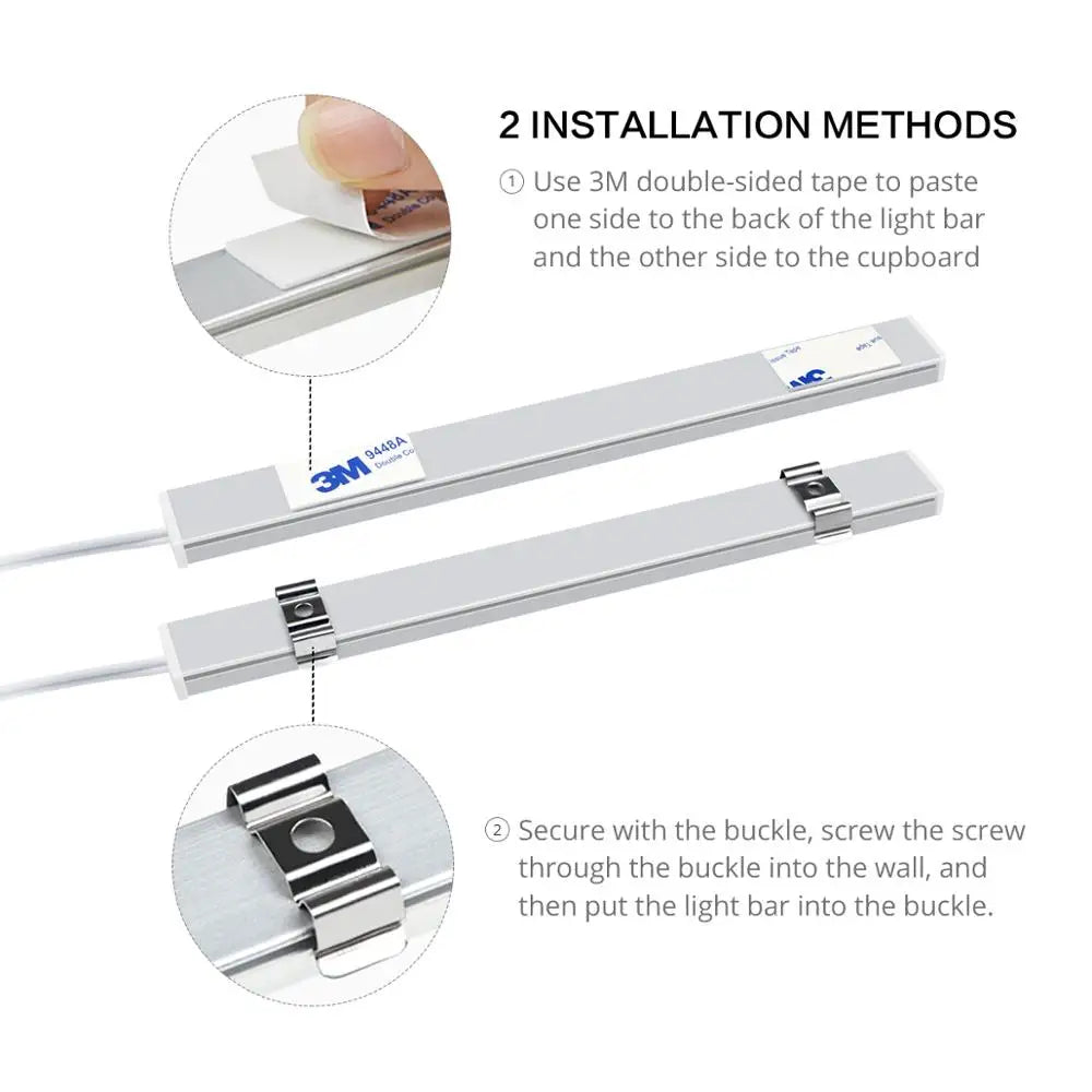 LED Bar Light | Motion Sensor USB 5V | Aluminium Profile | 30/40/50cm