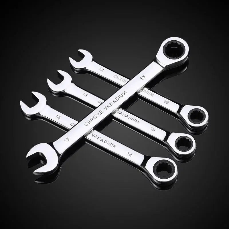 Key Ratchet Wrench Set 72 Tooth Gear Ring Torque Socket Wrench Set Metric Combination Ratchet Spanners Set Car Repair Tools from PriceLows™