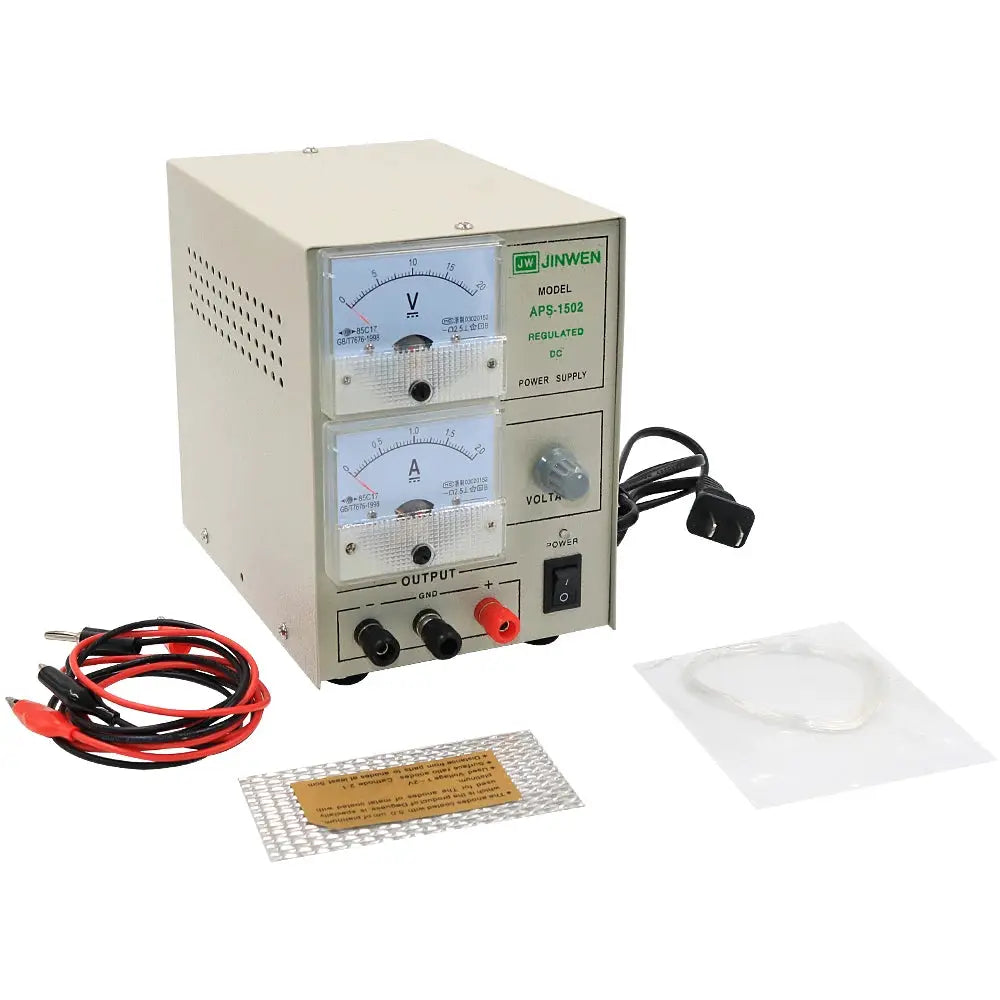 2A Jewelry Electroplating Machine | Adjustable Voltage Gold Silver Plating Kit