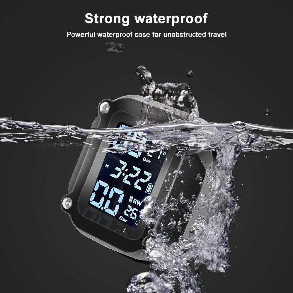 Motorcycle Tire Pressure Sensors Moto TMPS Tire Pressure Monitoring System 2 Wheel Tyre External Sensor for Motorbike Bicycle from PriceLows™
