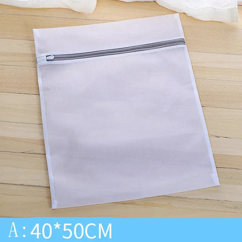 1PC Clothes Washing Machine Laundry Bag With Zipper Nylon Mesh Net Bra Washing Bag Black Wash Bags from PriceLows™