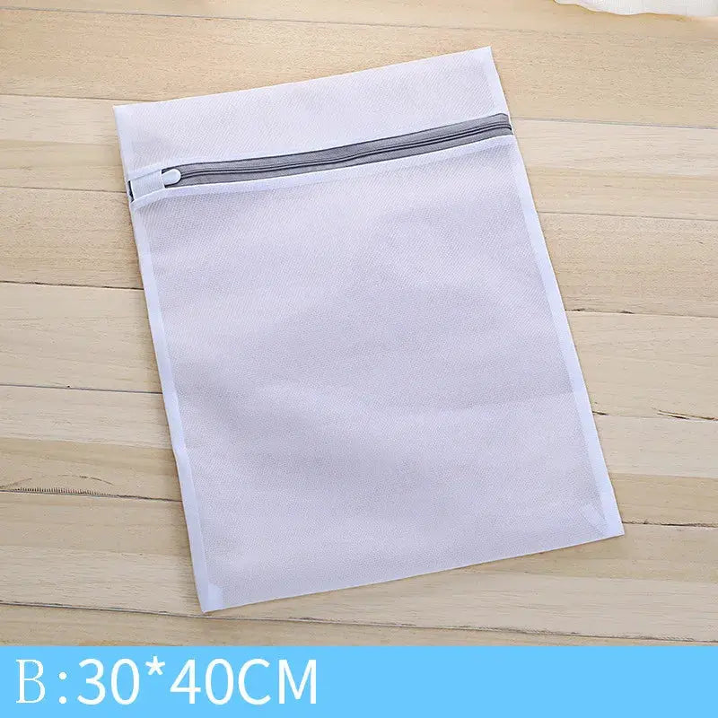 1PC Clothes Washing Machine Laundry Bag With Zipper Nylon Mesh Net Bra Washing Bag Black Wash Bags from PriceLows™