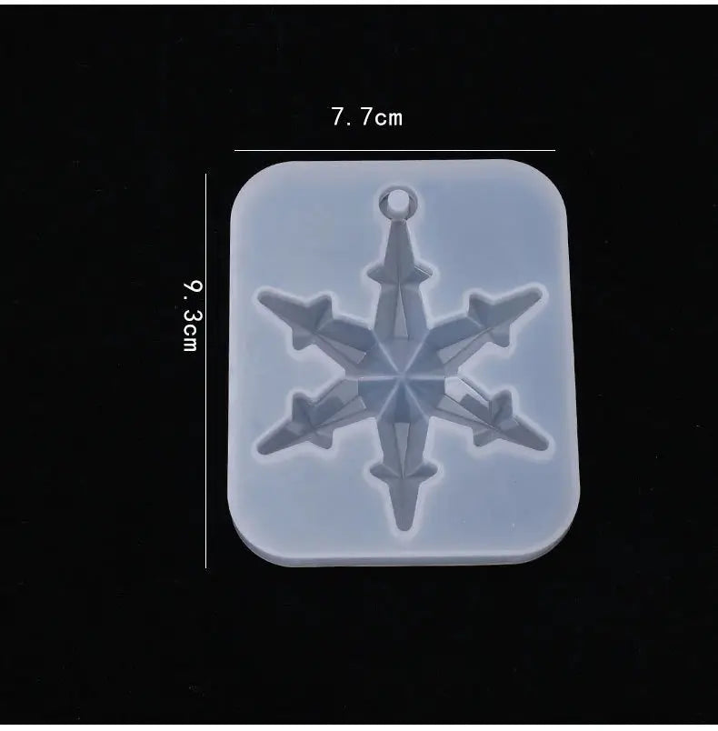 Silicone Mold | Snowflake Shape | UV Resin Compatible