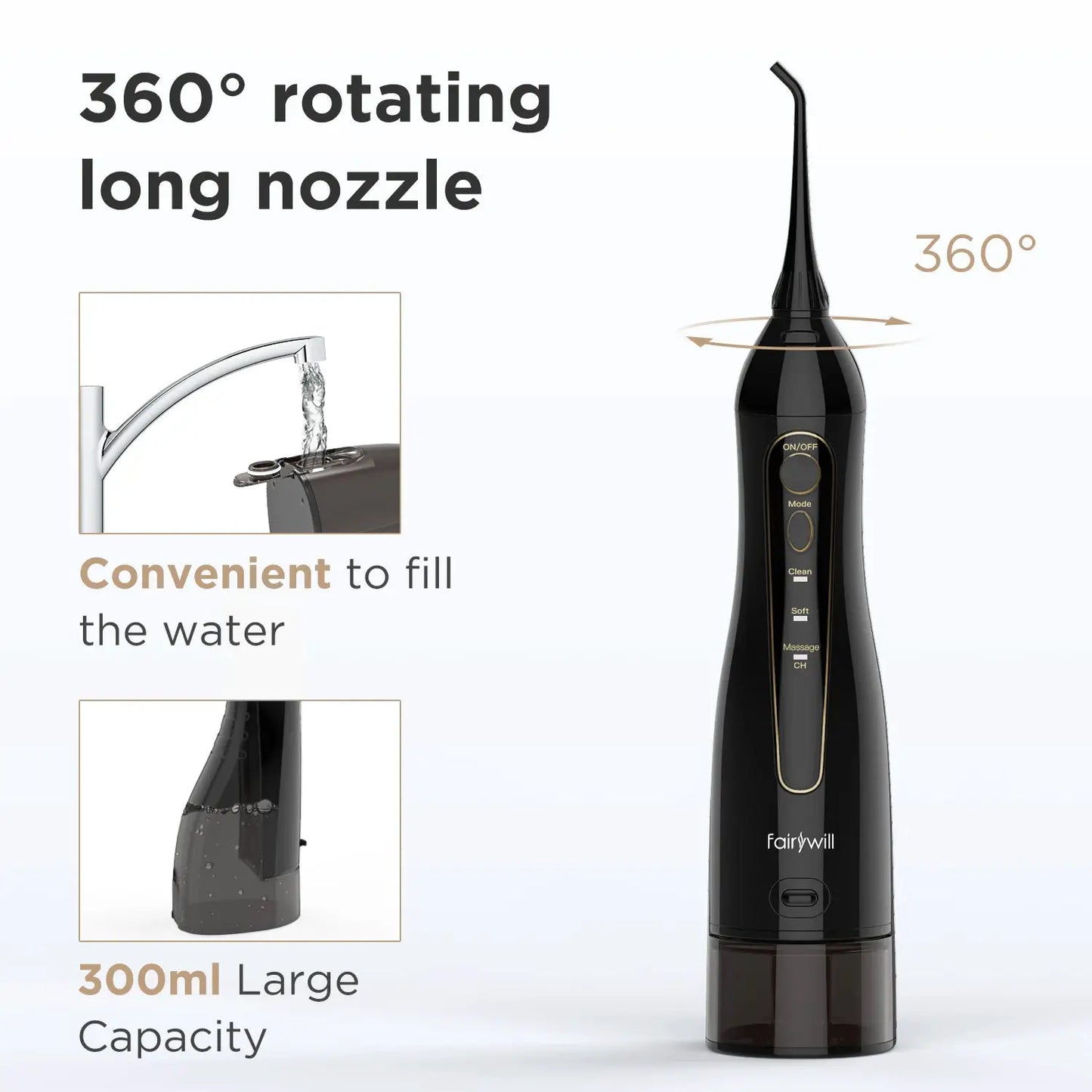 Water Flosser | 300ml Capacity | 3 Modes | FW5020E