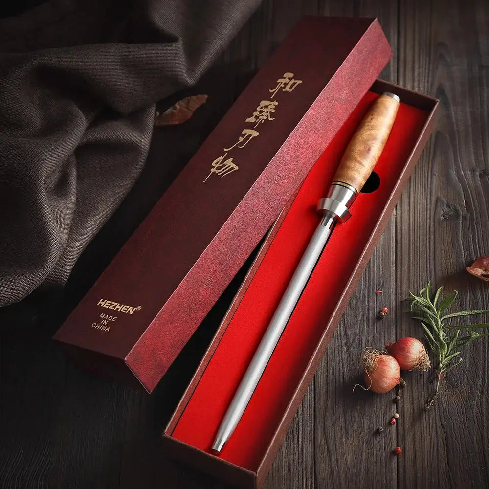 Diamond Sharpener Rod | Length 360mm | Diamond High Carbon Steel | Master Series