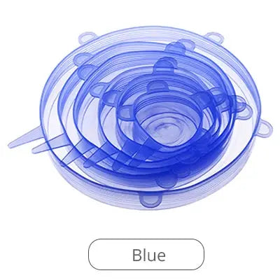 Silicone Stretch Lids | Food Grade | Universal Size | 6 To 12 Piece Set