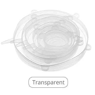 Silicone Stretch Lids | Food Grade | Universal Size | 6 To 12 Piece Set