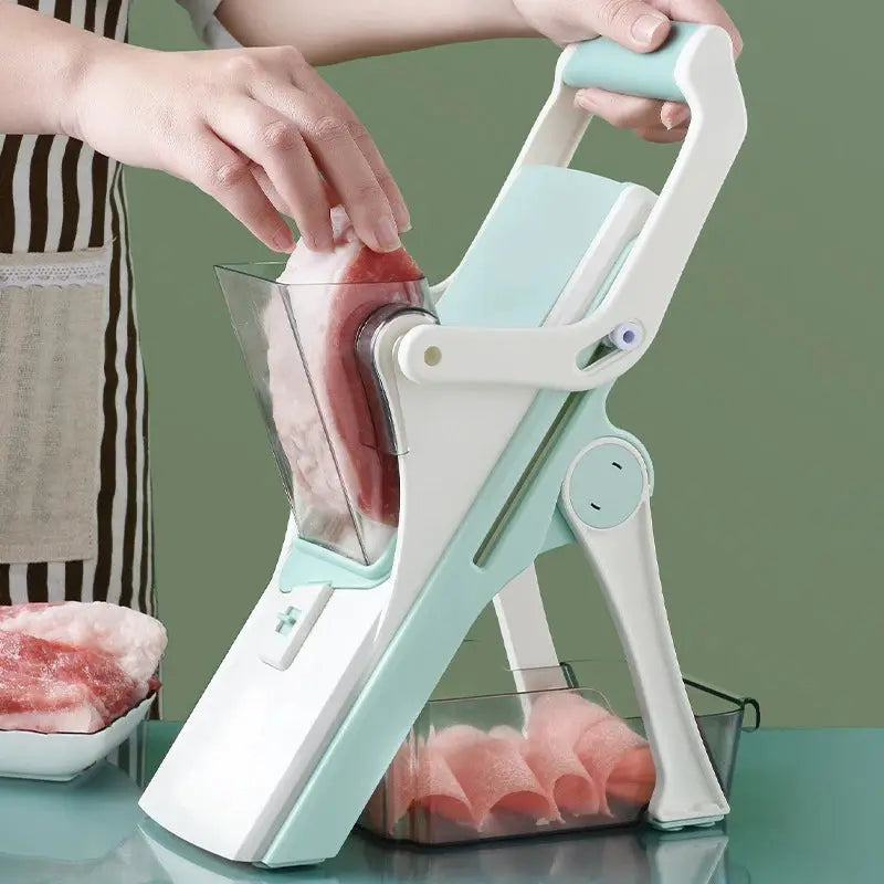 Vegetable Slicer | 5 In 1 Mandoline Set | Stainless Steel Blades | Adjustable