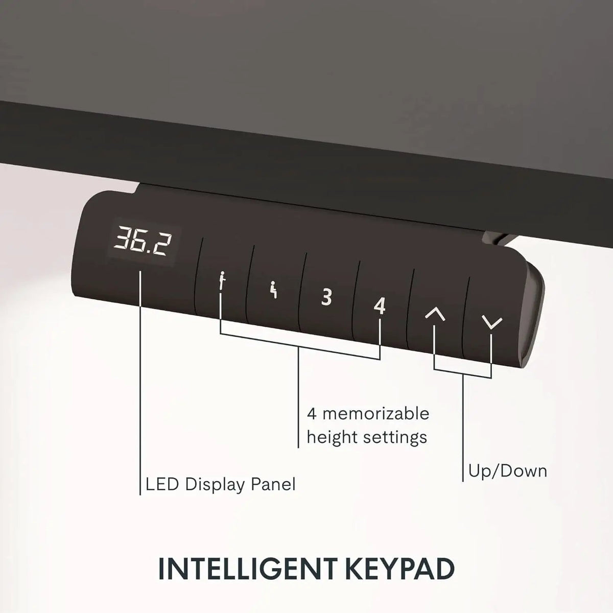 Height Adjustable Electric Standing Desk with Ergonomic Workspace from PriceLows™