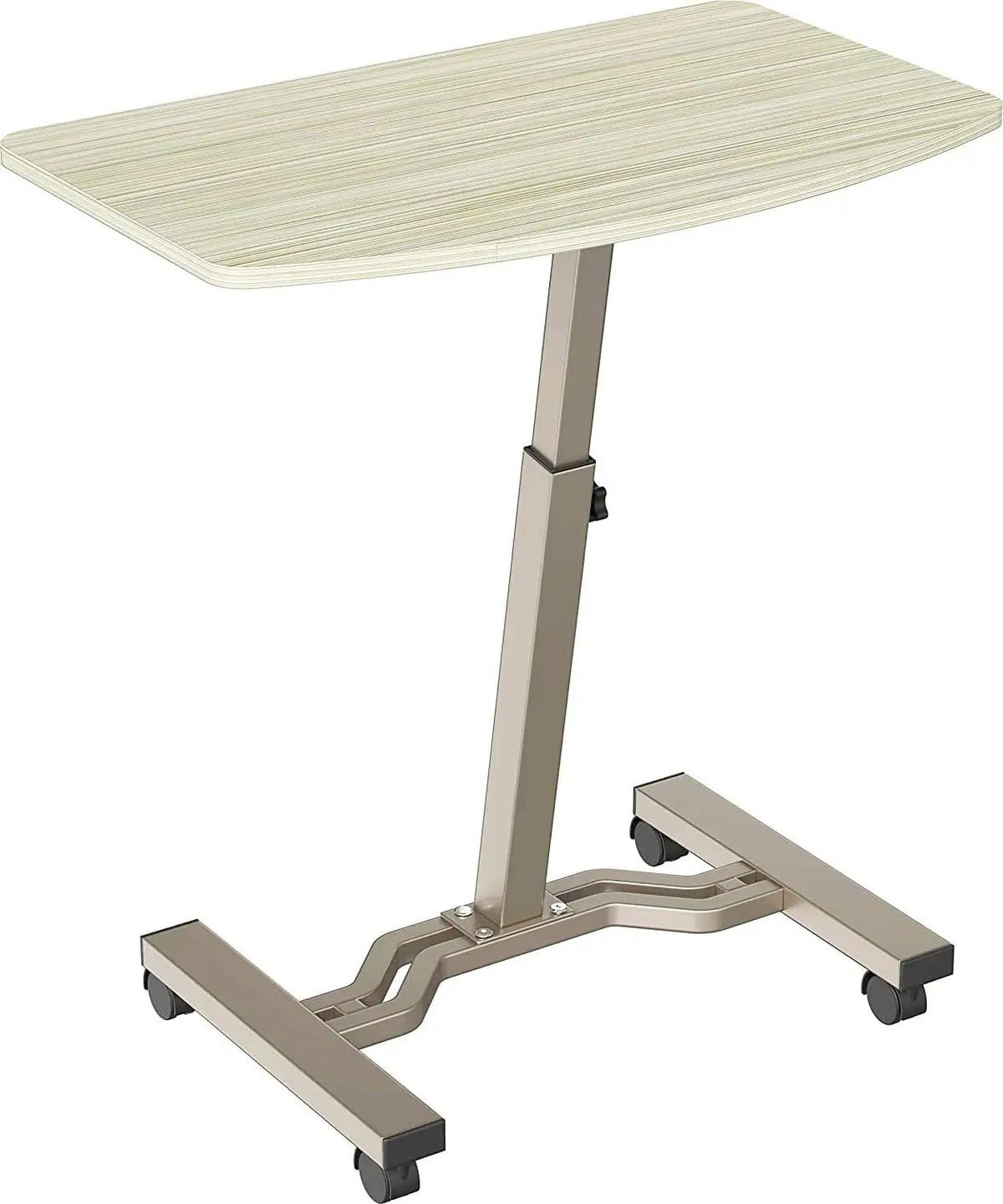 Height Adjustable Laptop Desk Cart, 28 To 33 Inch, Maple from PriceLows™