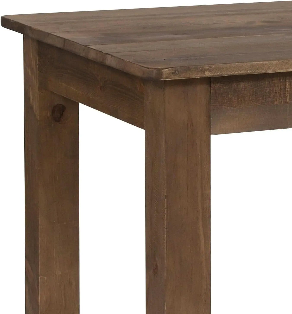 Hercules 46x30 Antique Rustic Solid Pine Farm Dining Table from PriceLows™
