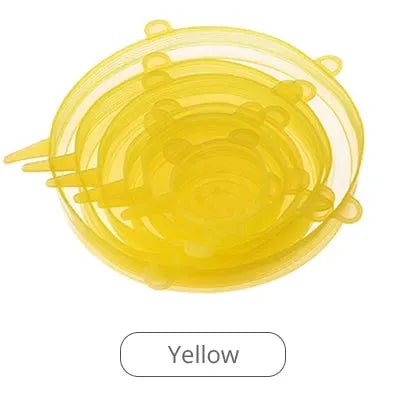 Silicone Stretch Lids | Food Grade | Universal Size | 6 To 12 Piece Set