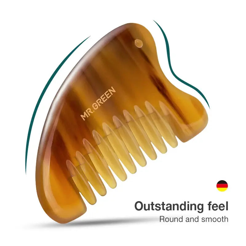 Ox Horn Guasa Comb | Facial Massage Tool | Body Pain Relief