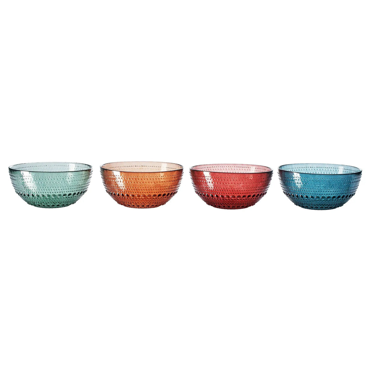 Tonal Hobnail Bowl Glassware, Set of 4 from PriceLows™