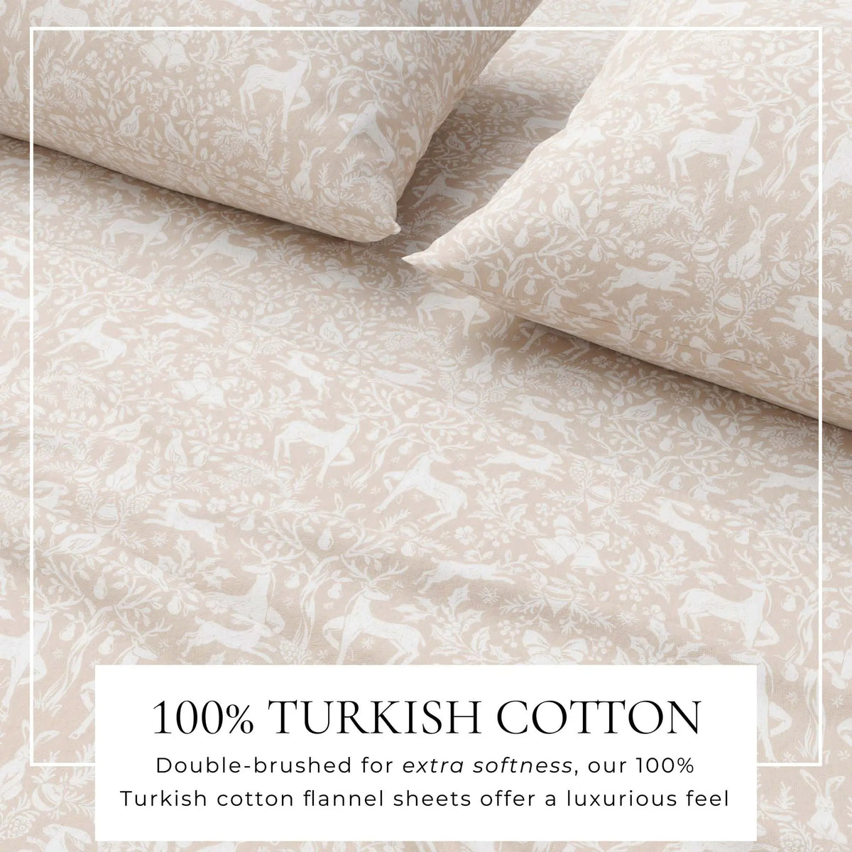 Turkish Cotton Flannel Sheet Set - Elevated Holiday Collection from PriceLows™