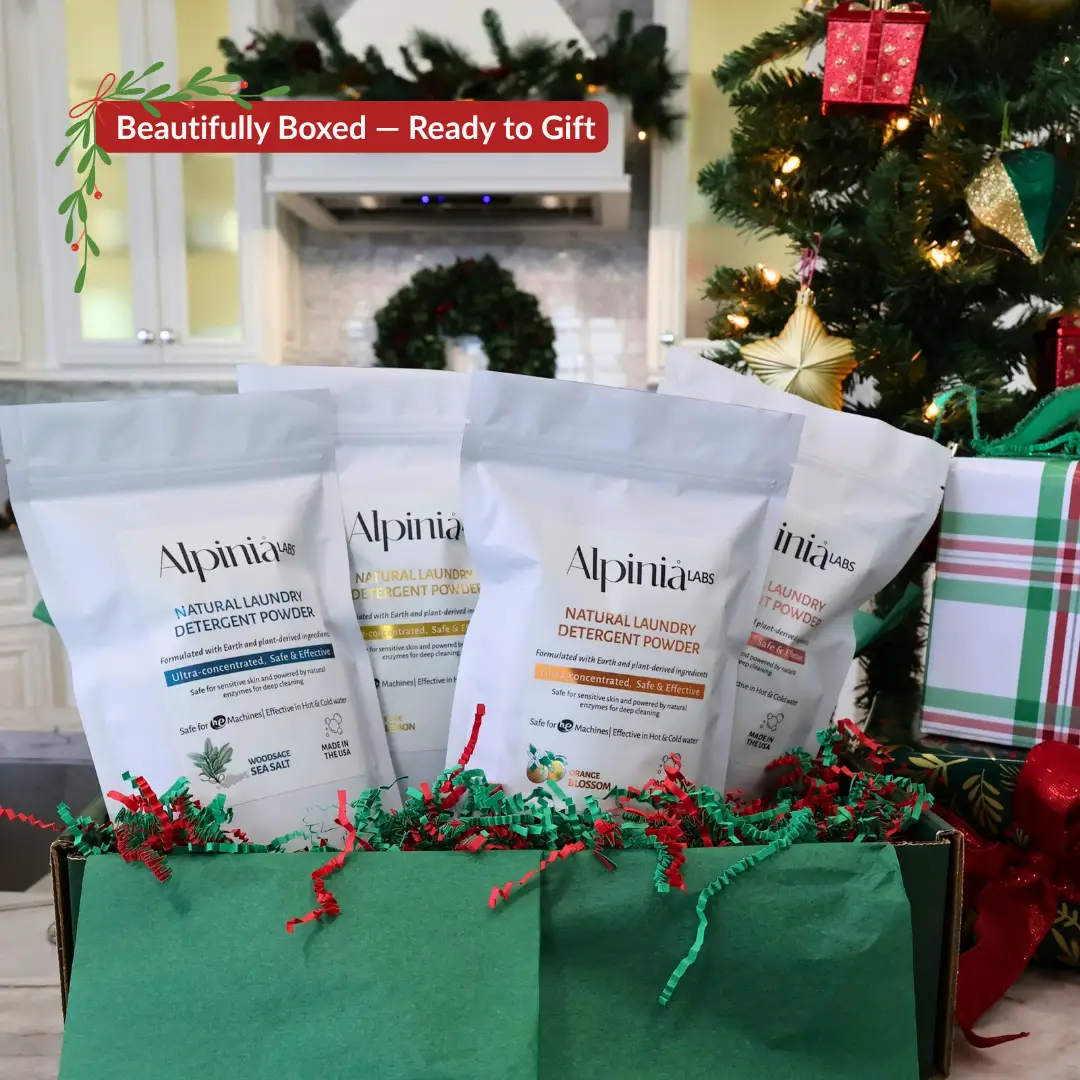 Alpiniå’s Natural Laundry Sample Bundle – Christmas Gift Box (4 Scents) from PriceLows™