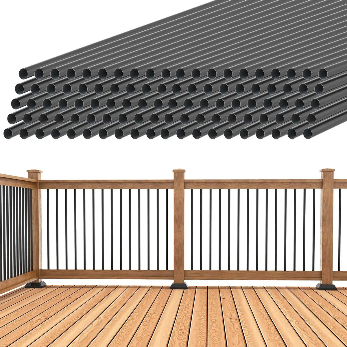 Durable Hollow Deck Balusters with Screws from PriceLows™