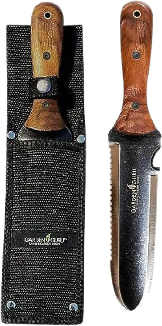 Hori Hori Garden Knife | Stainless Steel Walnut Handle | PriceLows™