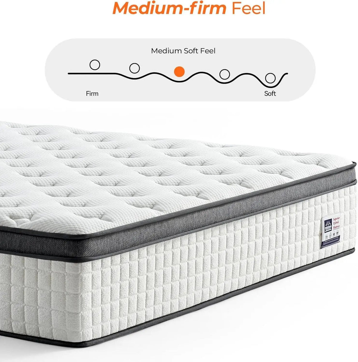 Queen Size Hybrid Mattress Gel Memory Foam Pro Edition from PriceLows™