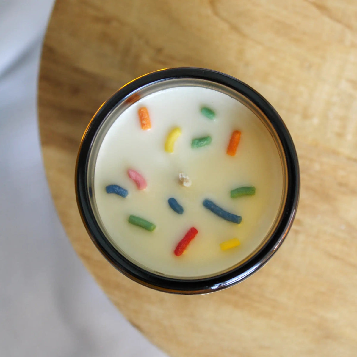 Birthday Cake Scented Candle | 7 Oz Capacity | Topped With Real Sprinkles