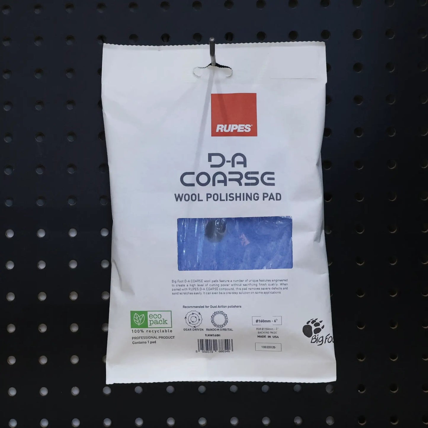 D-A COARSE Wool Polishing Pad 6" NEW VERSION from PriceLows™