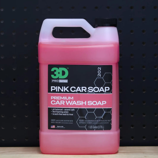 3D PINK CAR SOAP GALLON