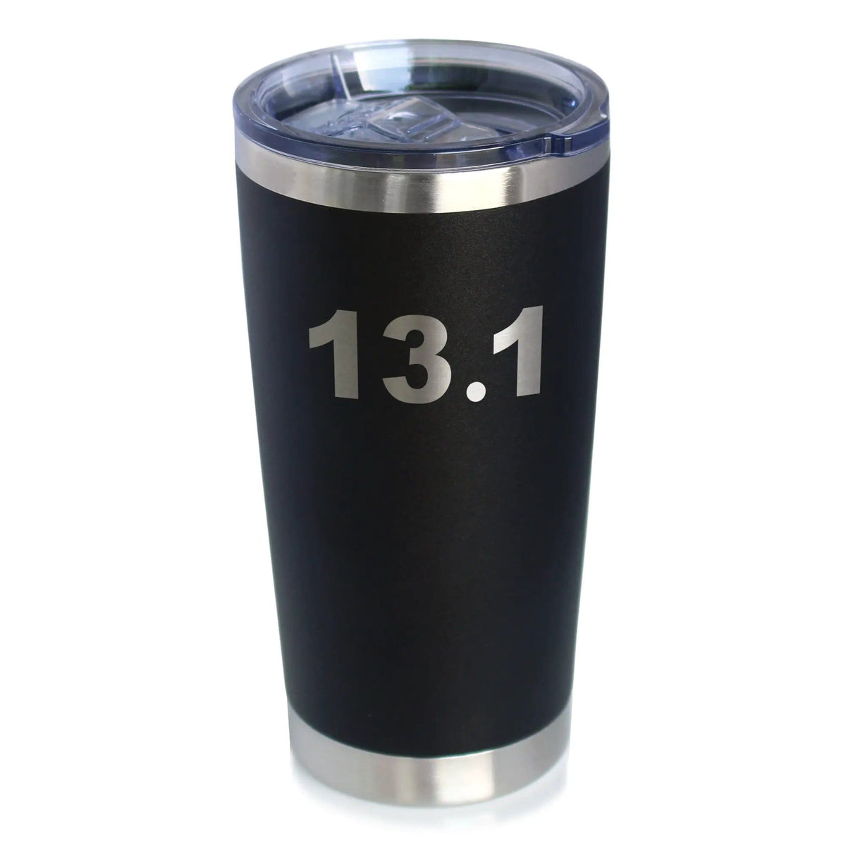 Insulated Coffee Tumbler | 20 oz Stainless Steel | Sliding Lid | 13.1 Half Marathon