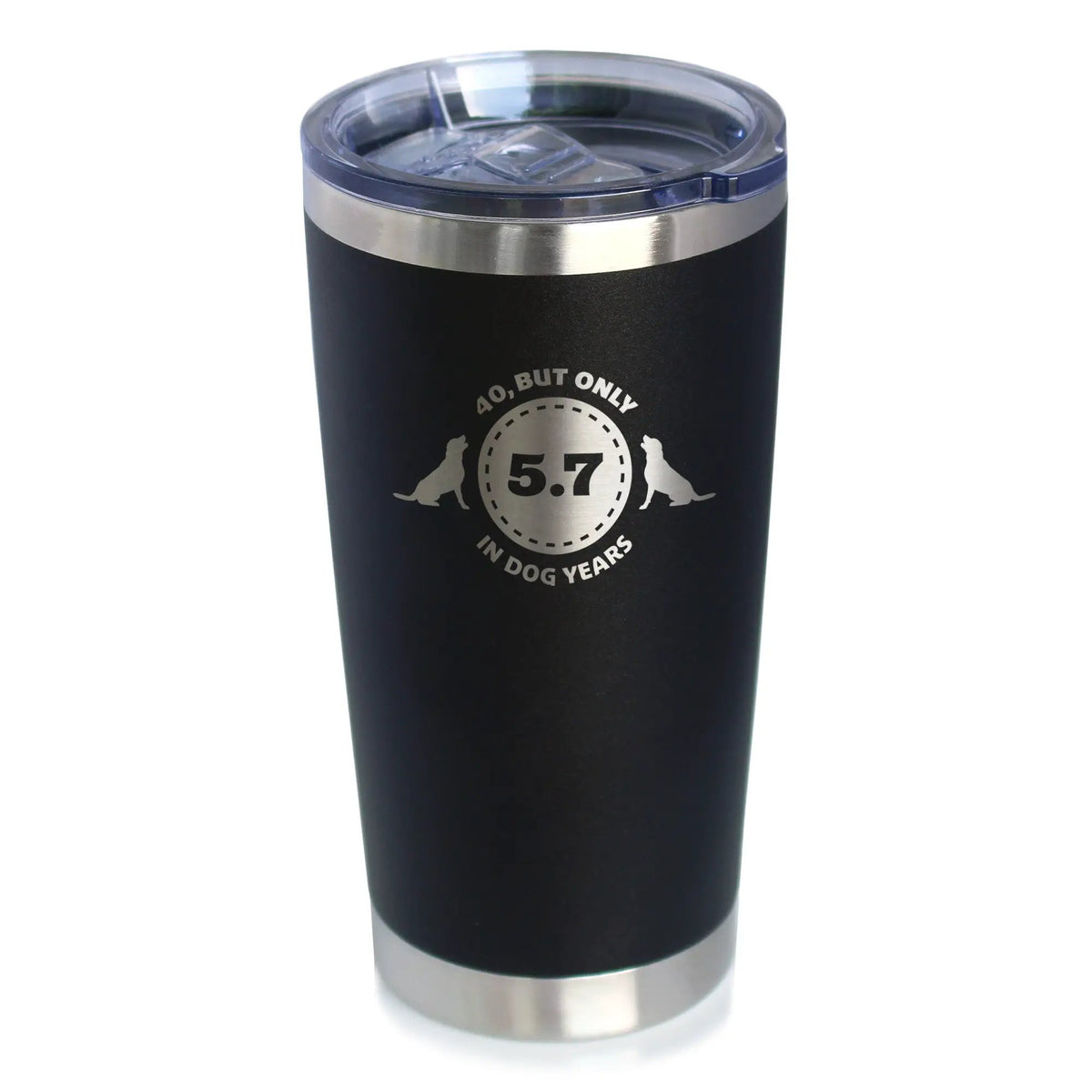 Insulated Coffee Tumbler | 20oz | Double Wall | Dog Years 40th