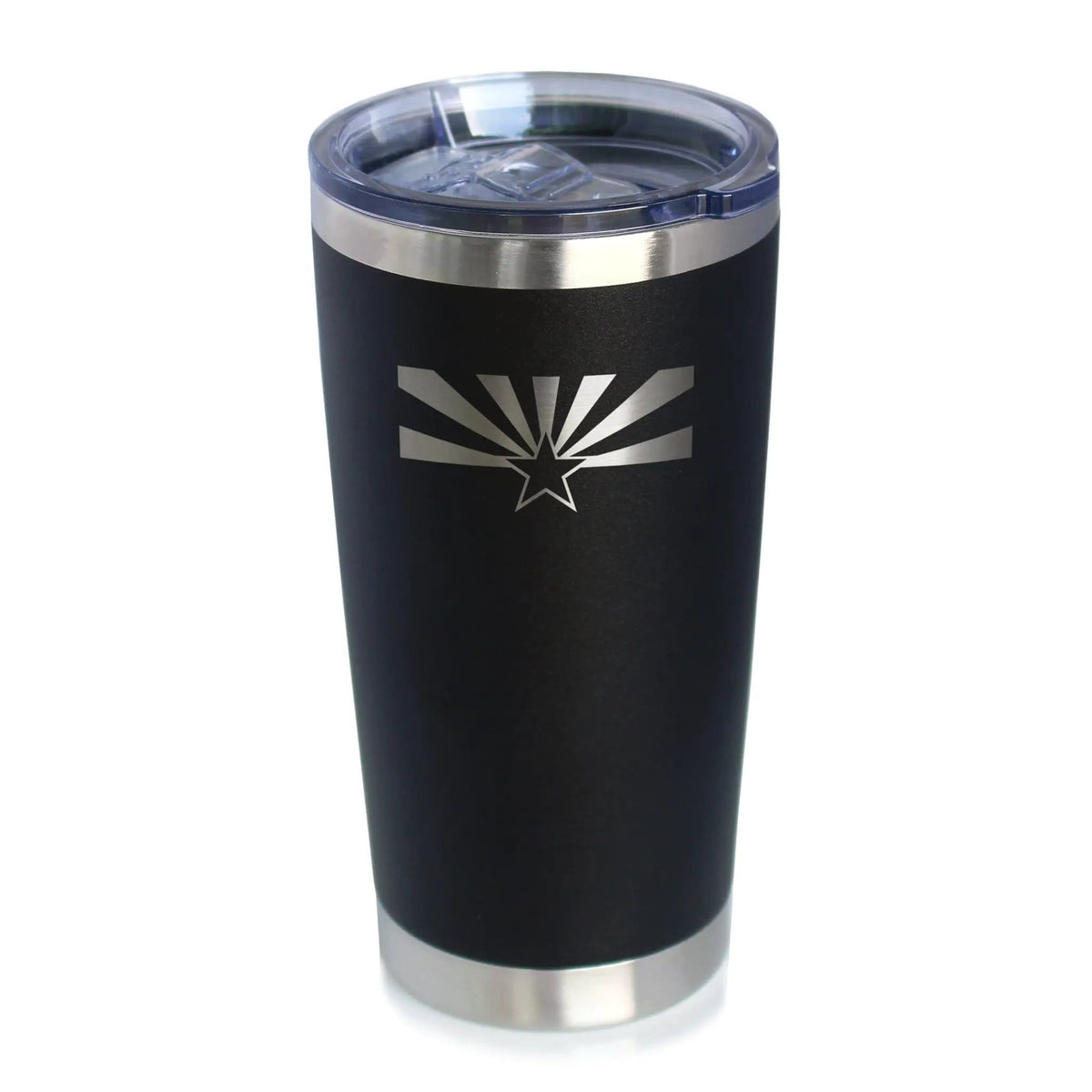 Insulated Coffee Tumbler | 20 oz Stainless Steel | Sliding Lid | Flag of Arizona