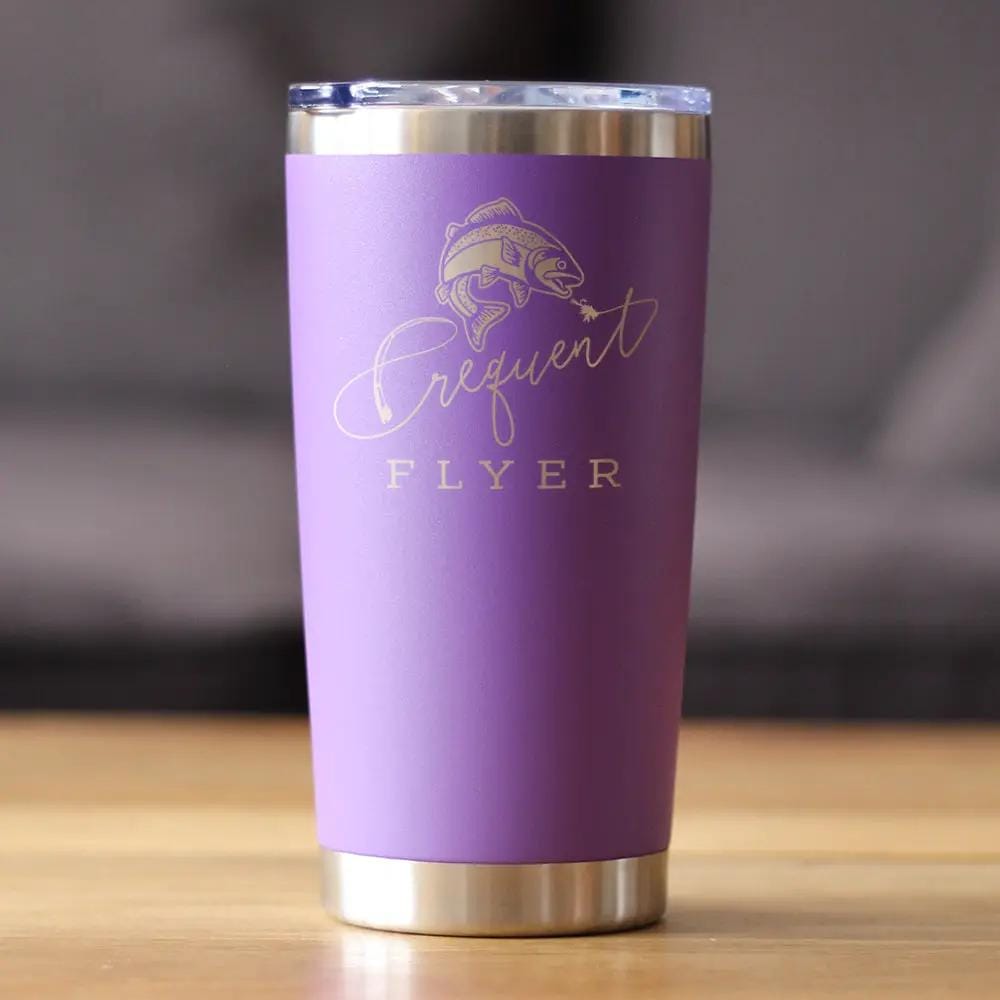 Insulated Coffee Tumbler | 20 oz Stainless Steel | Sliding Lid | Frequent Flyer