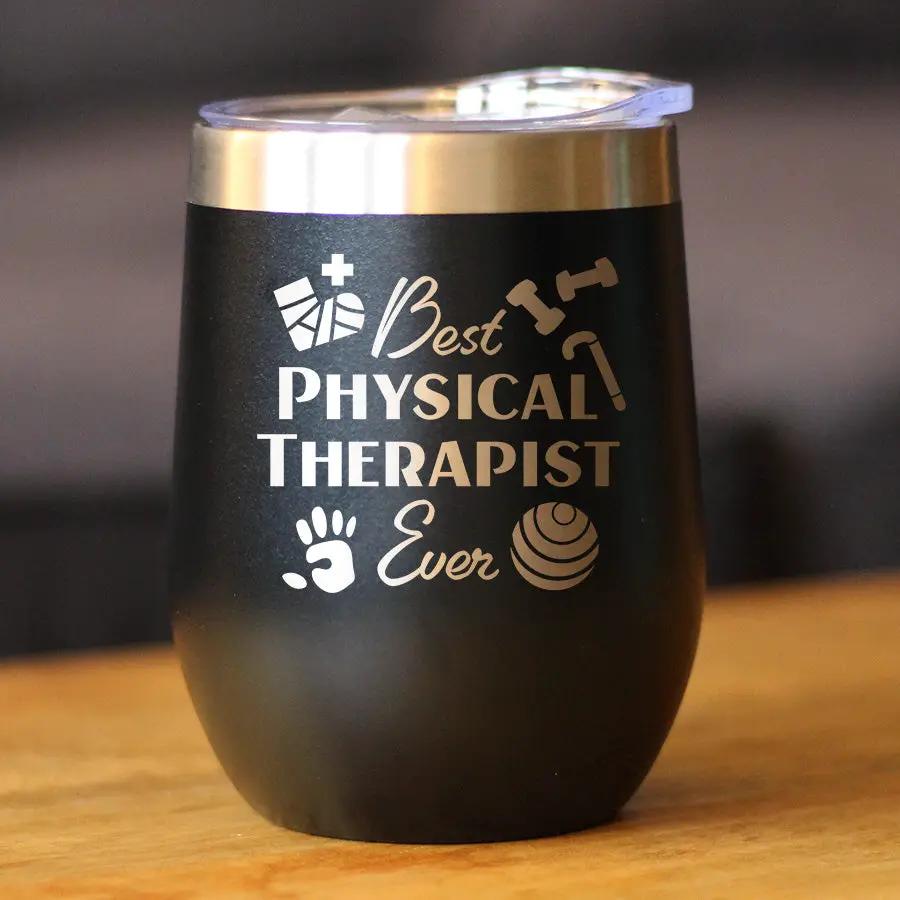 Wine Tumbler | 12oz Stainless Steel | Double Wall Insulated | Sliding Lid